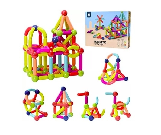 💙Juguete Educativo De 46pcs magnetico